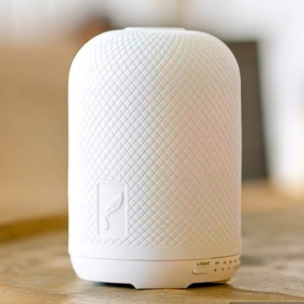NWB Young Living Haven Ceramic Ultrasonic Diffuser With AC Power Adapter, White
